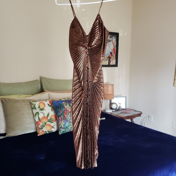Vintage Dresses & Skirts - 🌈 Stunning Vintage Copper Party Dress